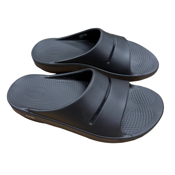 OOFOS OOAHH RECOVERY SLIDE SANDAL - Black Size 9 Men\'s Size 11 Women’s main image 7